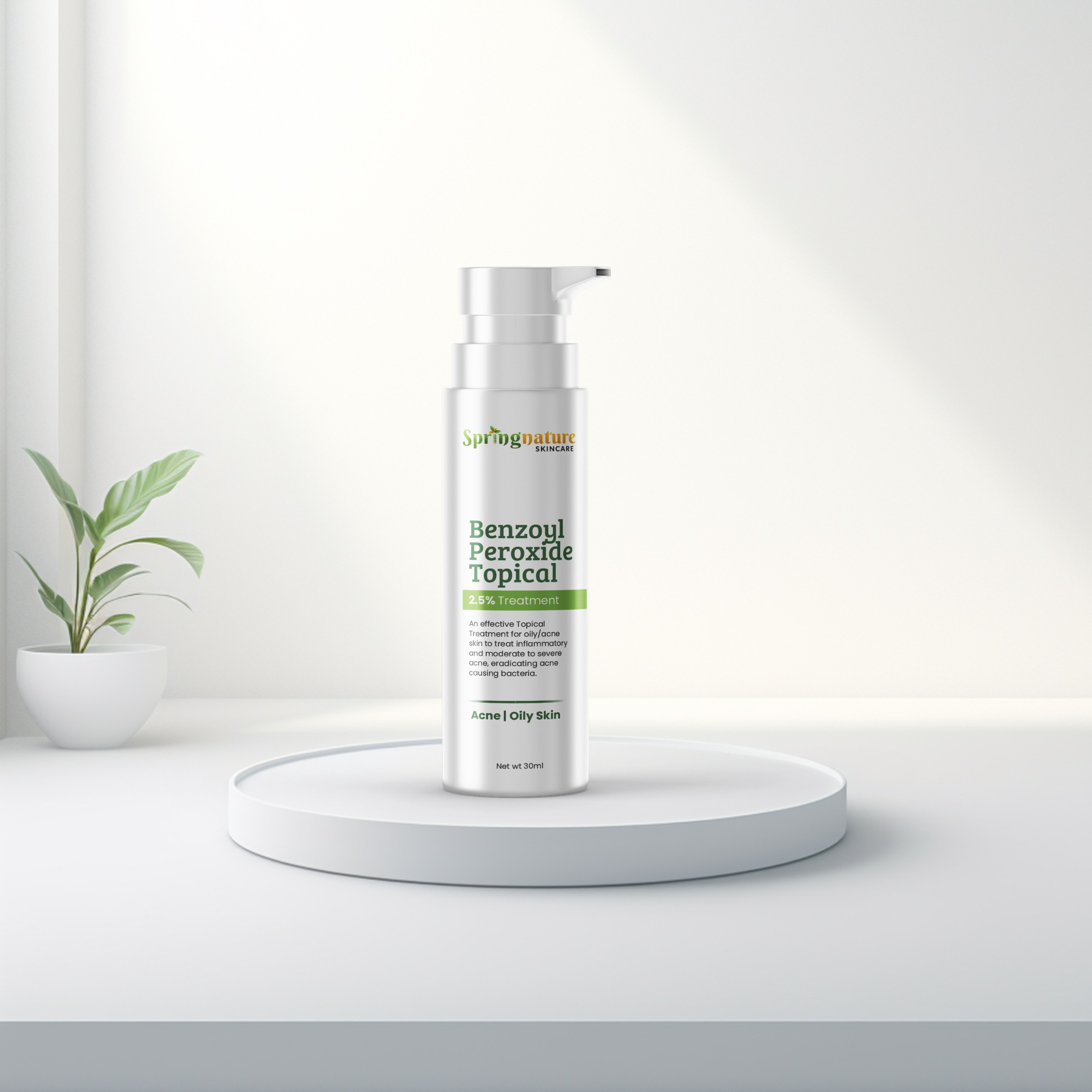 SPRING 2.5% BENZOYL PEROXIDE TOPICAL TREATMENT