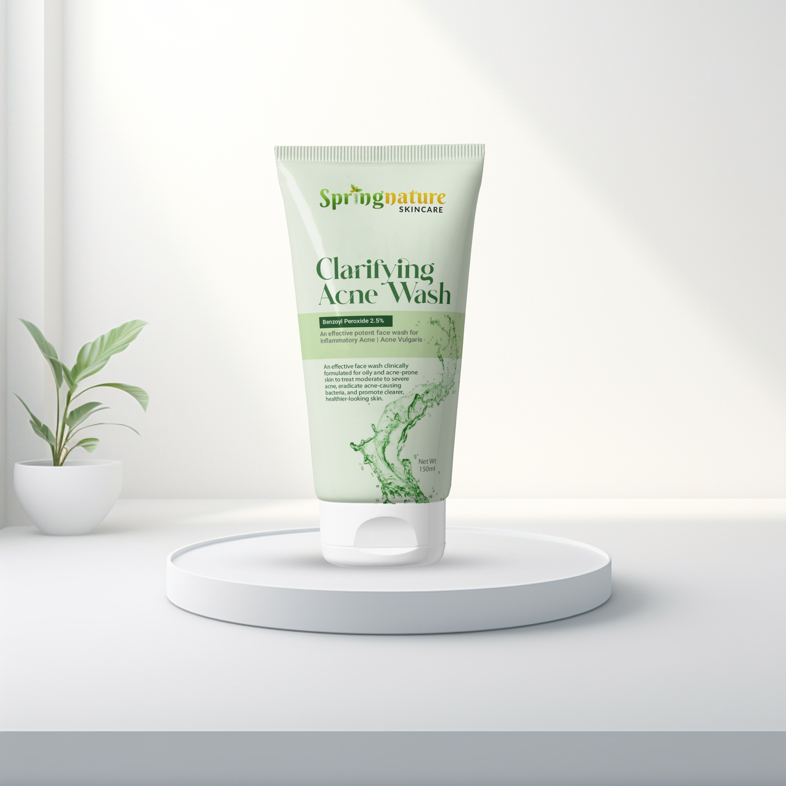 SPRING CLARIFYING ACNE WASH (BENZOYL PEROXIDE)